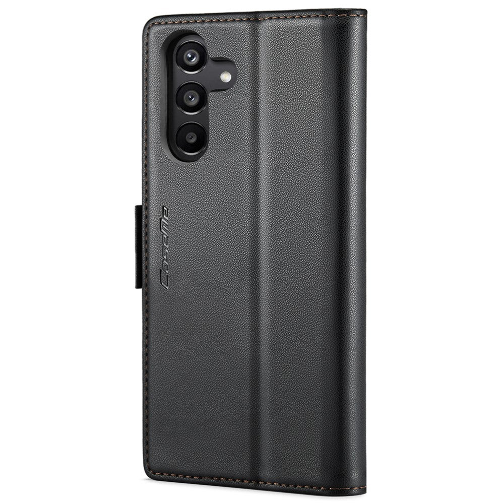 Galaxy A35 5G Glänzende Wallet-Hülle – RFID-Schutz & Ständer