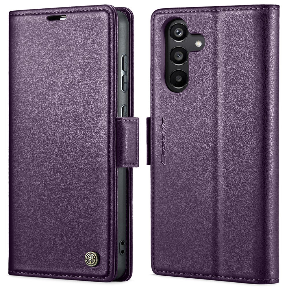 Galaxy A35 5G Glänzende Wallet-Hülle – RFID-Schutz & Ständer