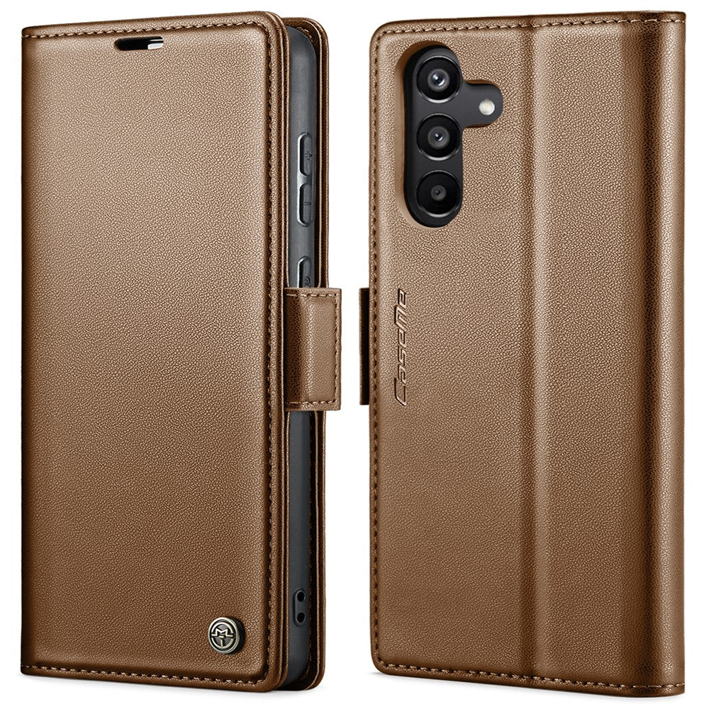 Galaxy A35 5G Glänzende Wallet-Hülle – RFID-Schutz & Ständer