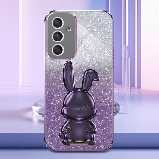 Galaxy A54 5G Stoßfeste Kaninchen-Hülle mit Ständer