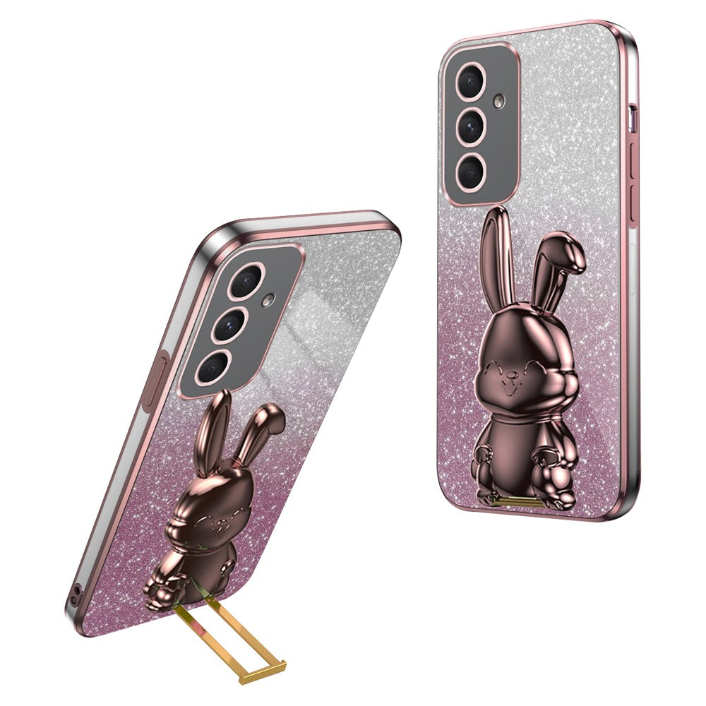 Galaxy A54 5G Stoßfeste Kaninchen-Hülle mit Ständer