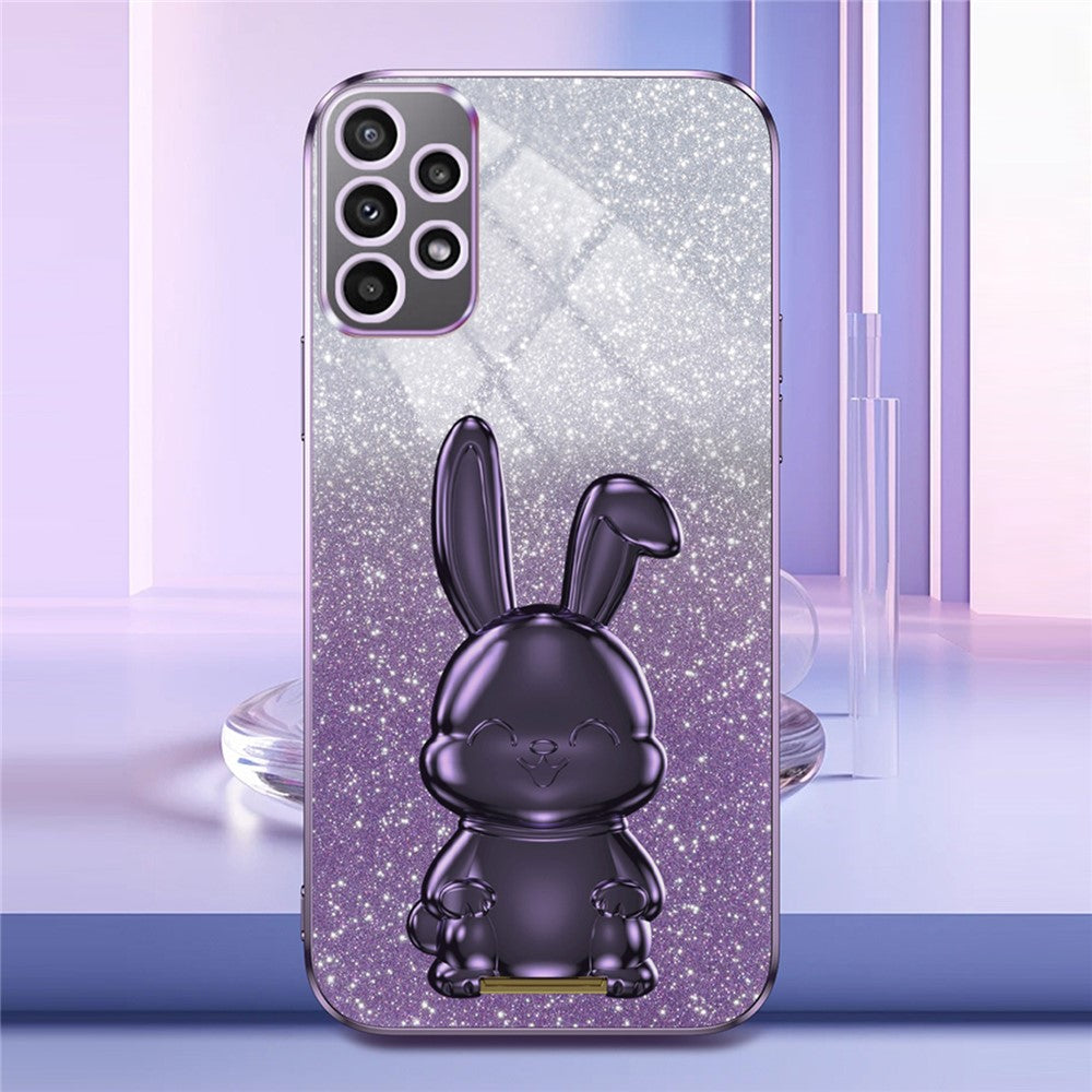 Galaxy A52 4G/5G / A52s 5G Stoßfeste Kaninchen-Hülle mit Ständer