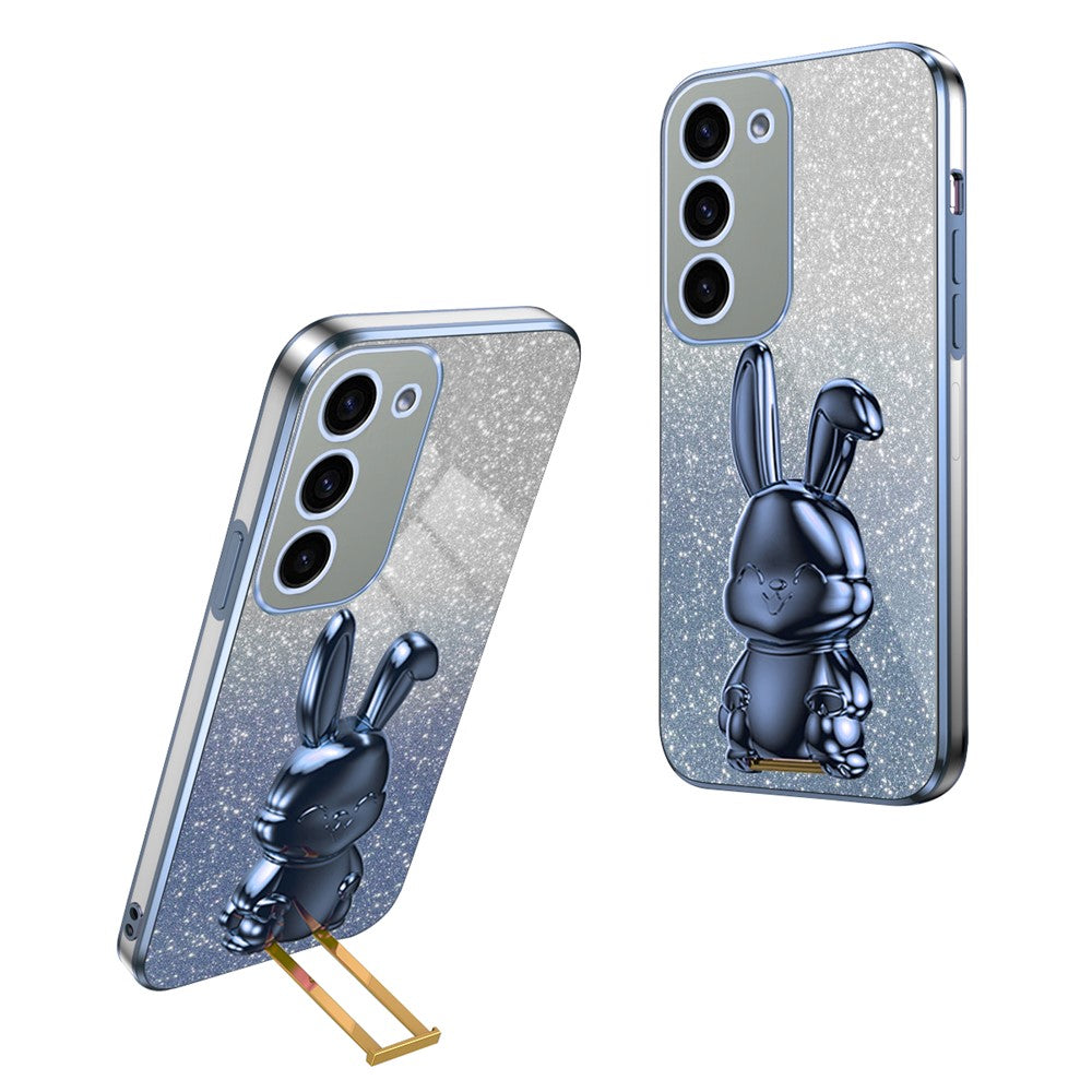 Galaxy S23 Plus Stoßfeste Kaninchen-Hülle mit Ständer