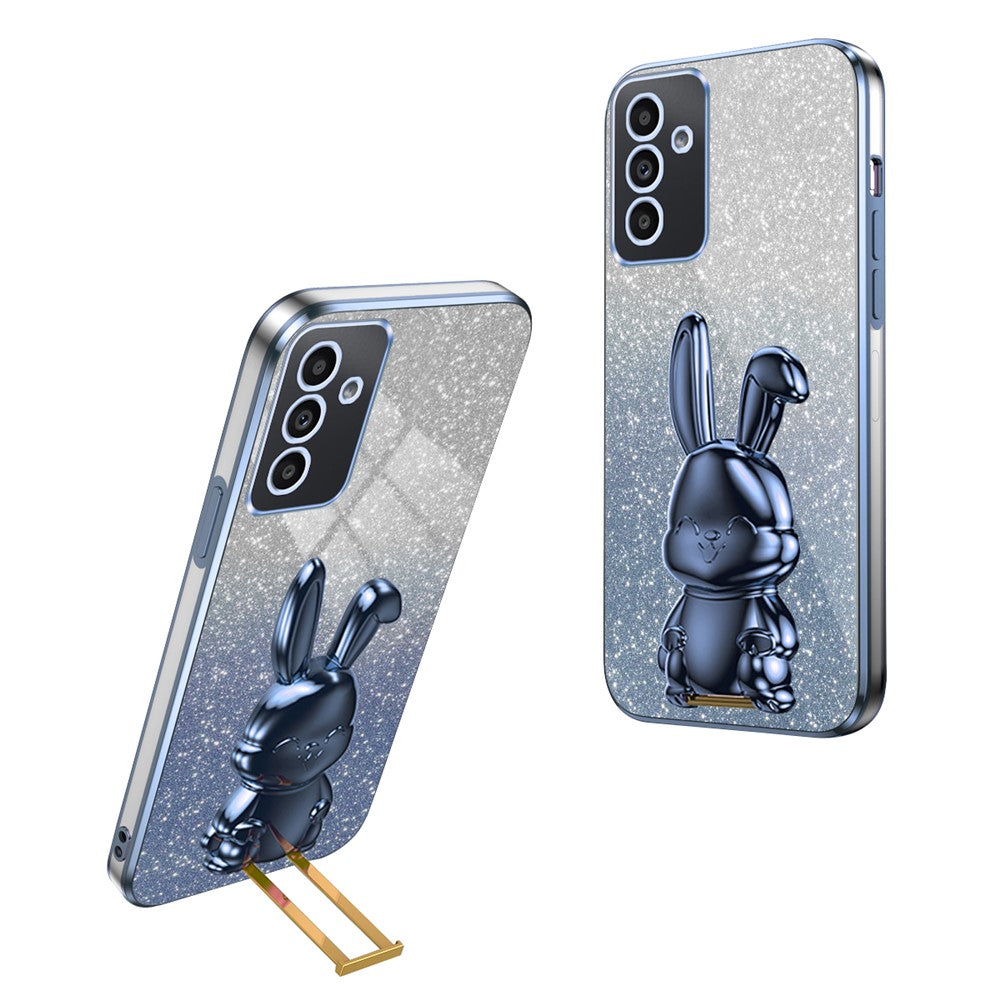 Galaxy S24 Plus Stoßfeste Kaninchen-Hülle mit Ständer