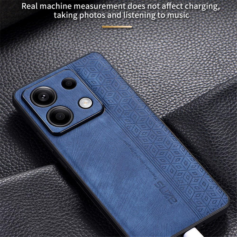 AZNS For Xiaomi Redmi Note 13 Pro 5G / Poco X6 5G Phone Case PU Leather Coated TPU Anti-fall Cover