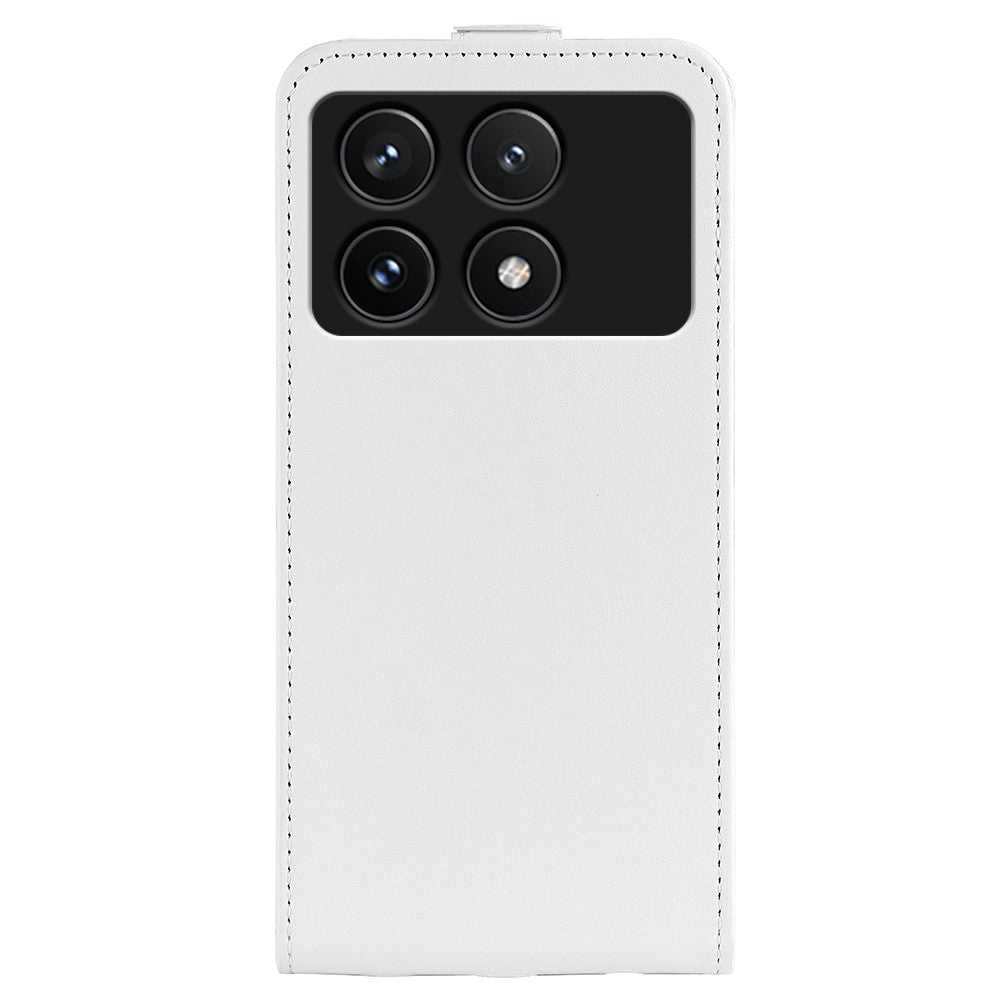 For Xiaomi Poco F6 Pro 5G / Redmi K70 5G / K70 Pro 5G Leather Cover Vertical Flip Crazy Horse Texture Phone Case