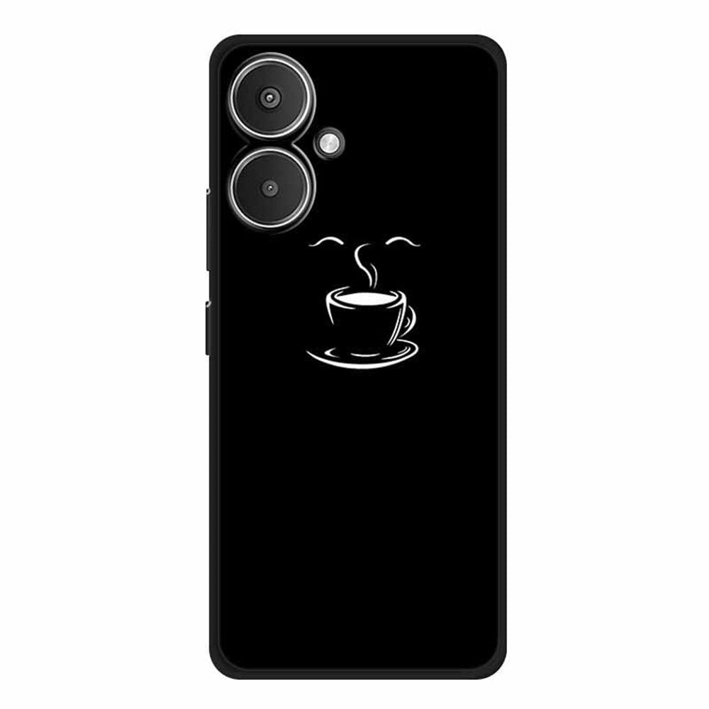 For Xiaomi Redmi 13C 5G / 13R 5G / Poco M6 5G Case TPU Linear Pattern Printing Back Phone Cover