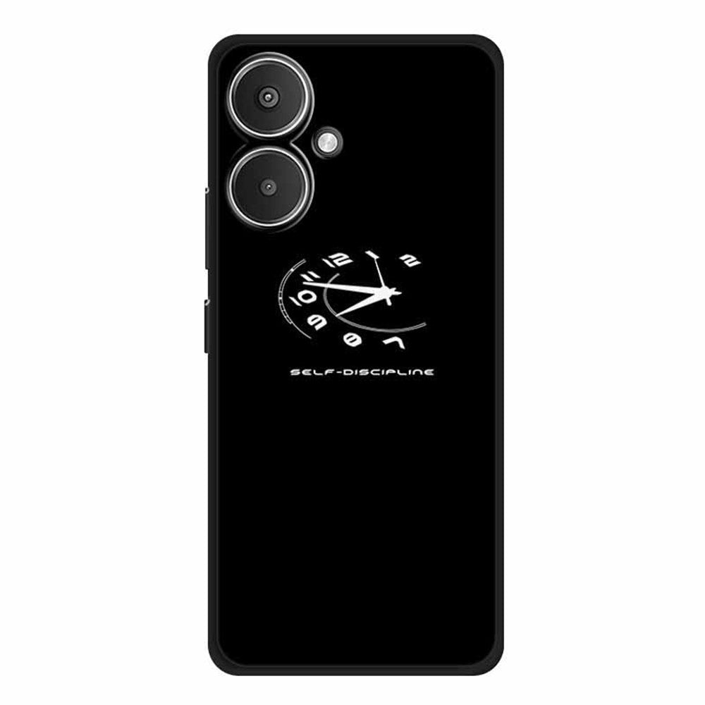For Xiaomi Redmi 13C 5G / 13R 5G / Poco M6 5G Case TPU Linear Pattern Printing Back Phone Cover