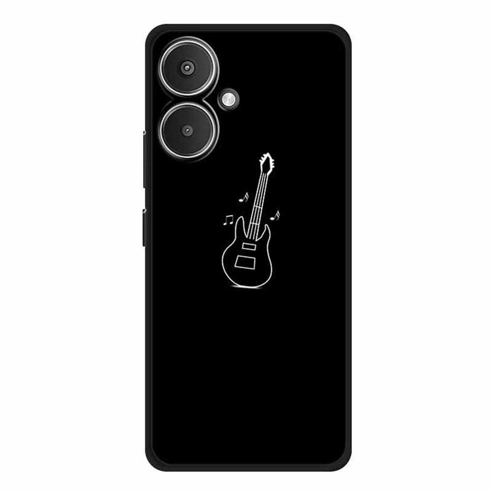 For Xiaomi Redmi 13C 5G / 13R 5G / Poco M6 5G Case TPU Linear Pattern Printing Back Phone Cover