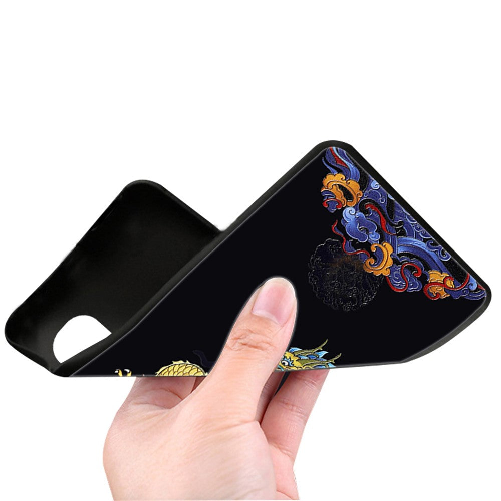 For Xiaomi Redmi 13C 5G / 13R 5G / Poco M6 5G Case TPU Linear Pattern Printing Back Phone Cover