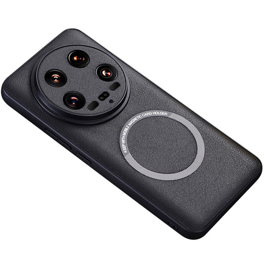 Xiaomi 14 Ultra Handyhülle – Magnetische , PU-Leder beschichtete TPU-Abdeckung, magnetische
