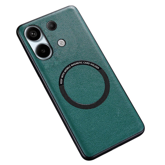 Xiaomi Redmi Note 13 4G Handyhülle – Magnetische , PU-Leder beschichtete TPU