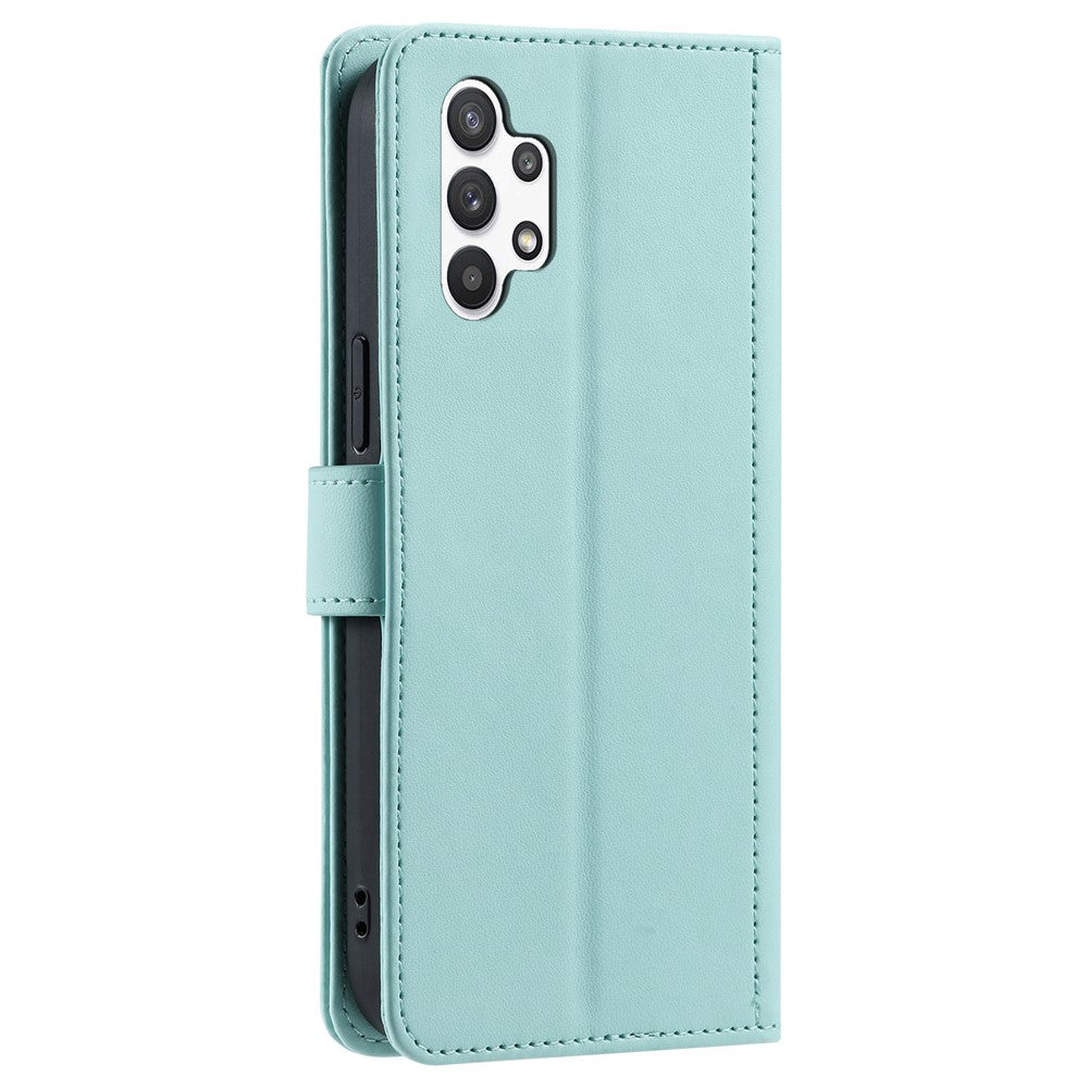 Galaxy A32 5G / M32 5G Wallet-Hülle – Rautenmuster mit Geldbörsenfunktion & Riemen
