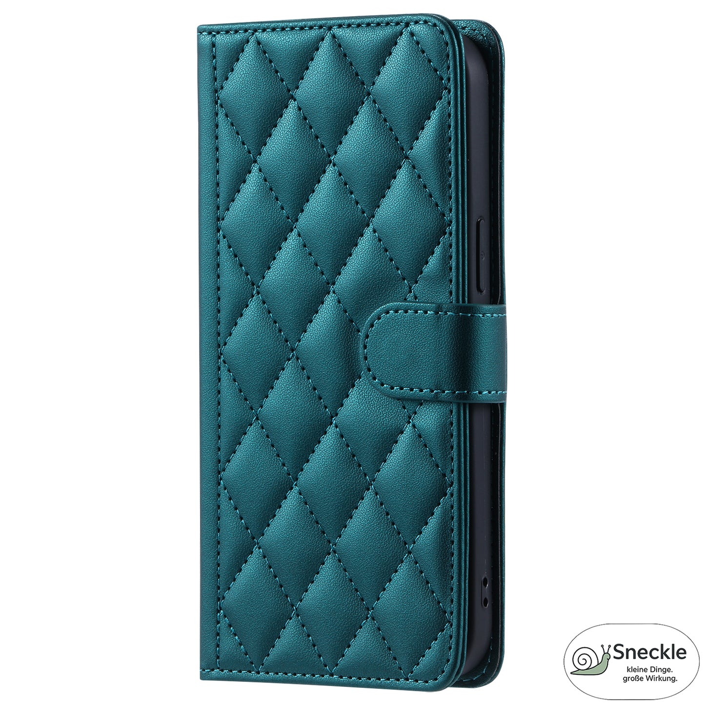 Galaxy A73 5G Crossbody-Lederhülle – Rhombus-Design
