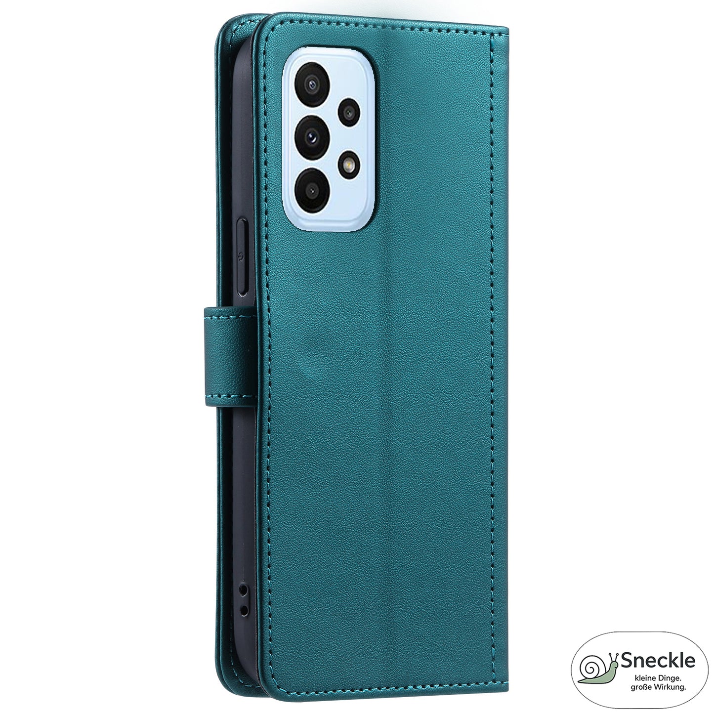 Galaxy A73 5G Crossbody-Lederhülle – Rhombus-Design