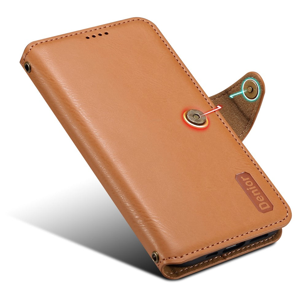 DENIOR For Honor 100 5G Case Wallet PU Leather Folio Flip Mobile Phone Cover