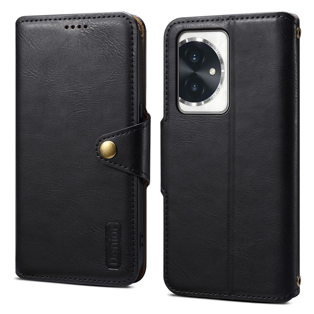 DENIOR For Honor 100 5G Case Wallet PU Leather Folio Flip Mobile Phone Cover