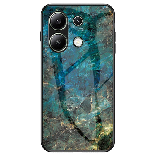 Xiaomi Redmi Note 13 4G Handyhülle – Fallschutz- aus gehärtetem Glas, Marmormuster