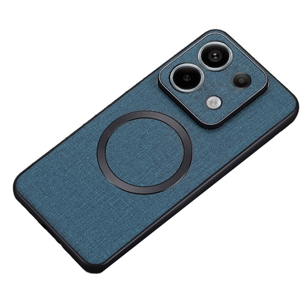 For Xiaomi Redmi Note 13 Pro 5G / Poco X6 5G Cell Phone Case Cloth Texture Cover Magnetic Case