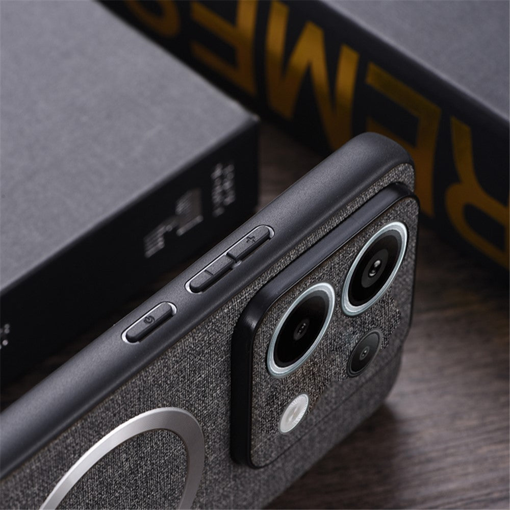 For Xiaomi Redmi Note 13 Pro 5G / Poco X6 5G Cell Phone Case Cloth Texture Cover Magnetic Case