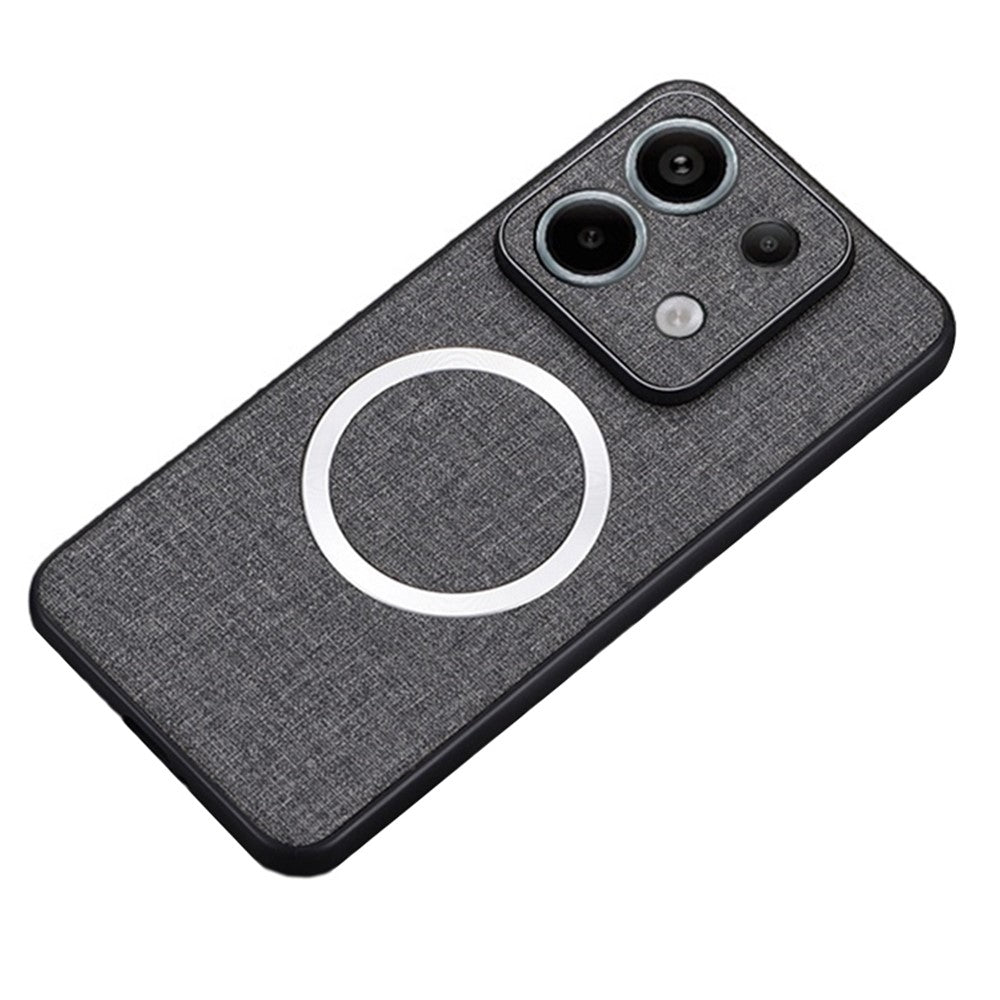 For Xiaomi Redmi Note 13 Pro 5G / Poco X6 5G Cell Phone Case Cloth Texture Cover Magnetic Case