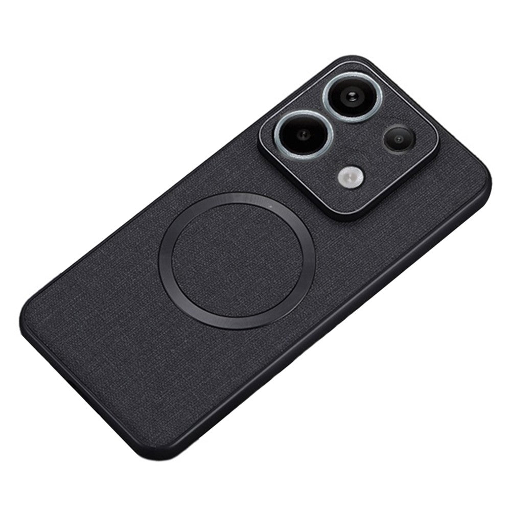 For Xiaomi Redmi Note 13 Pro 5G / Poco X6 5G Cell Phone Case Cloth Texture Cover Magnetic Case