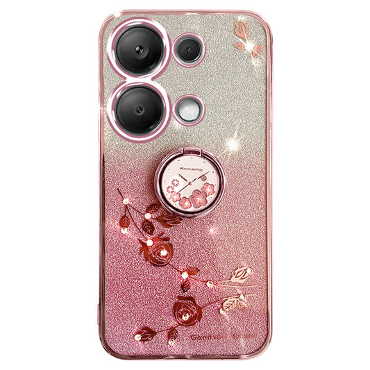 Xiaomi Redmi Note 13 5G Handyhülle – KADEM aus glitzerndem TPU mit Ringständer