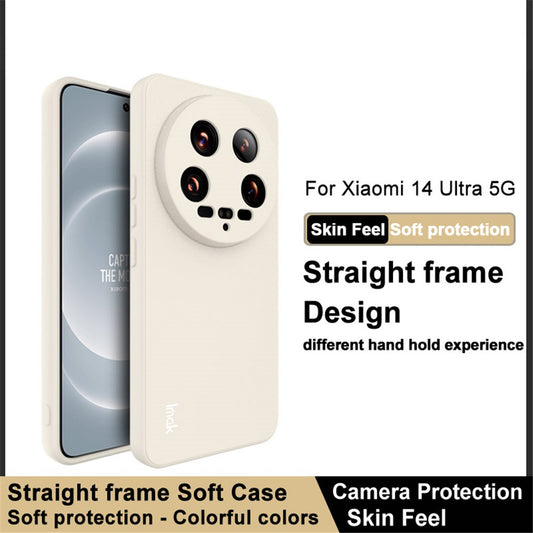 Xiaomi 14 Ultra Handyhülle – IMAK UC-4 Series Schlanke aus weichem TPU mit gerader Kante