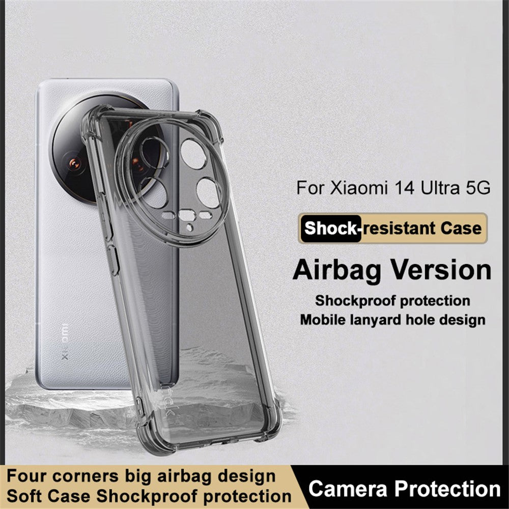 IMAK For Xiaomi 14 Ultra Case Airbag Drop Protection TPU Phone Cover
