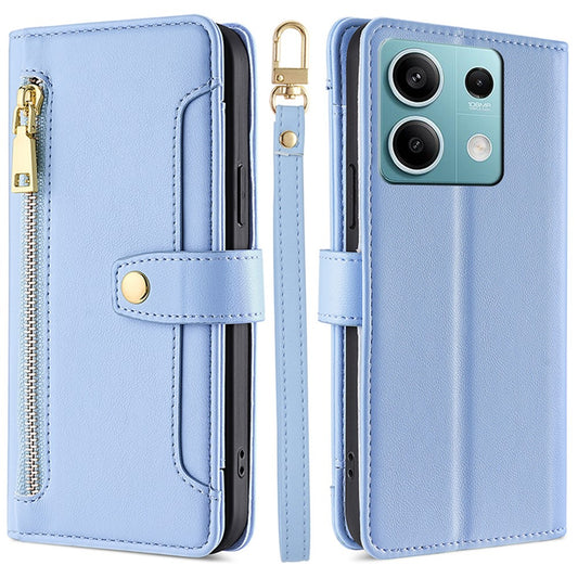 Xiaomi Redmi Note 13 4G Handyhülle – aus sturzsicherem Leder mit 2 Riemen