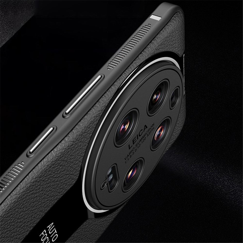 Q.COO For Xiaomi 13 Ultra Mobile Phone Cover TPU+Acrylic+PU Leather Cell Phone Case