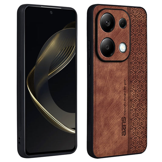 Xiaomi Redmi Note 13 Pro 4G / Xiaomi Poco M6 Pro 4G Handyhülle – AZNS Poco M6 Pro 4G , stoßfestes, mit PU-Leder überzogenes TPU-Handygehäuse