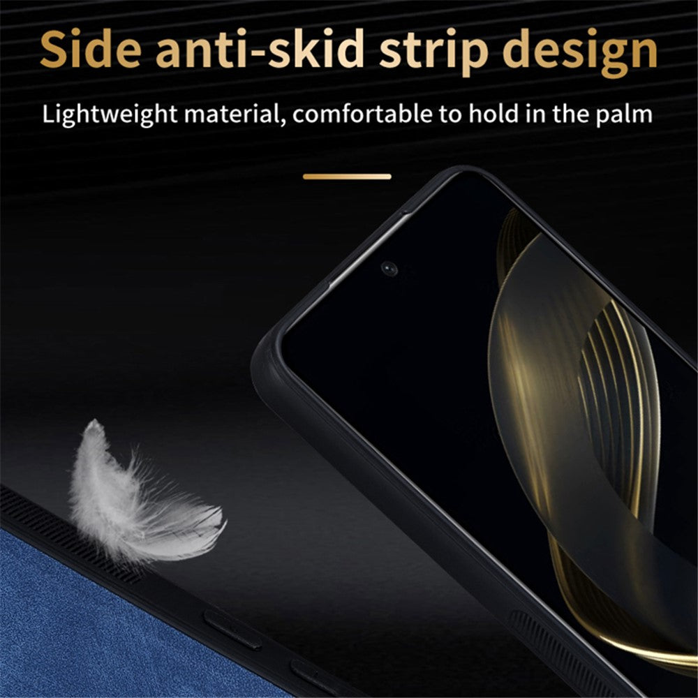 AZNS For Xiaomi Redmi Note 13 Pro 4G / Poco M6 Pro 4G Case Shockproof PU Leather Covered TPU Phone Shell