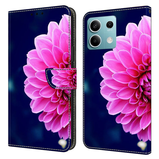 Xiaomi Redmi Note 13 5G Handyhülle – Fallschutz- mit 3D-Musterdruck, Brieftaschen