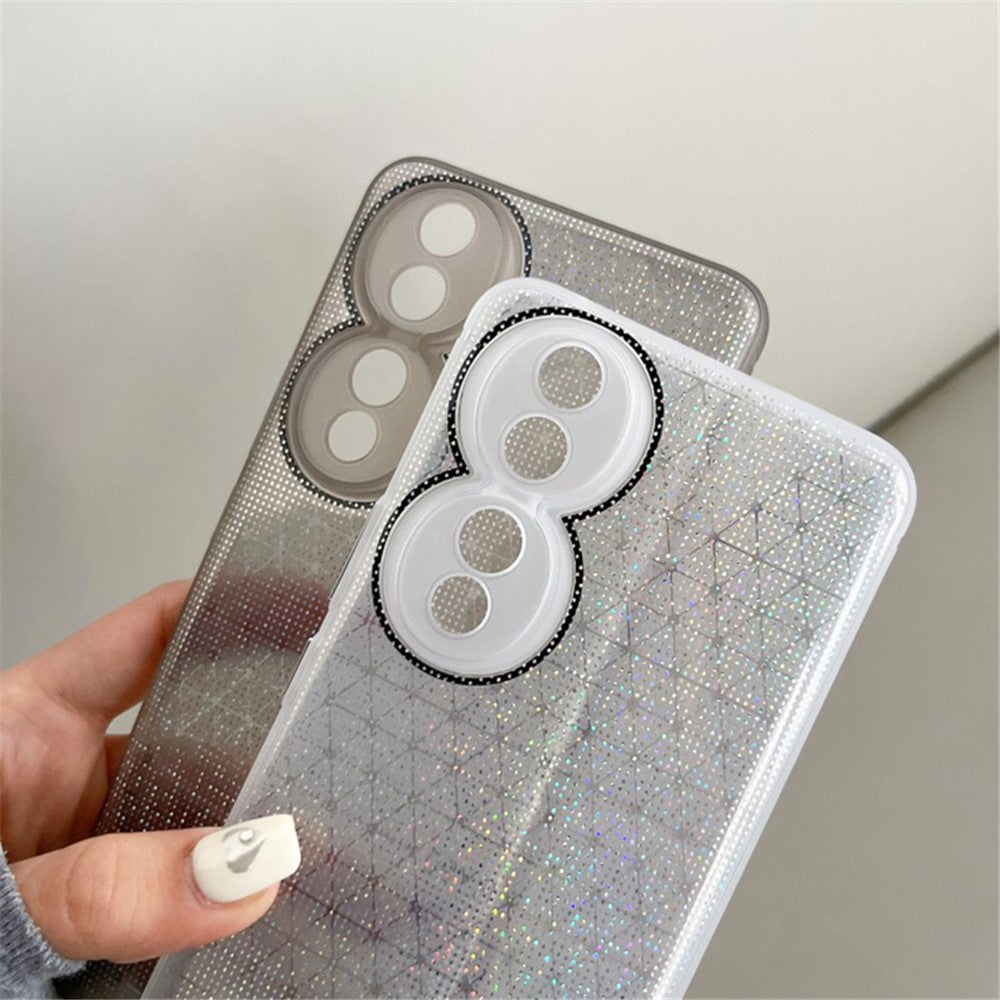 Q.COO For Honor 90 TPU Soft Case Aurora Effect Anti-slip Phone Cover
