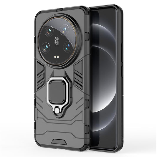 Xiaomi 14 Ultra Handyhülle – Ringhalter Kickstand PC+TPU Hybrid