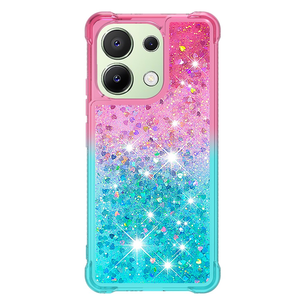 For Xiaomi Redmi Note 13 4G TPU Case Gradient Quicksand Phone Back Cover