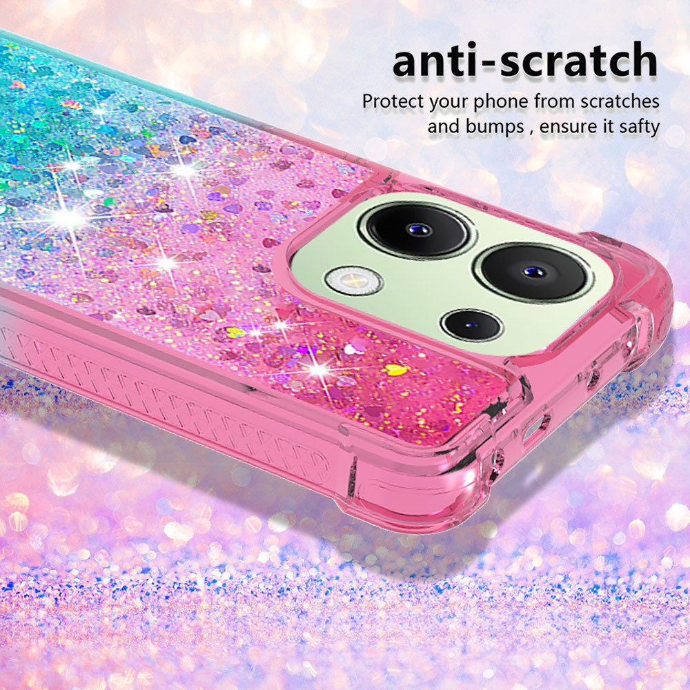 For Xiaomi Redmi Note 13 4G TPU Case Gradient Quicksand Phone Back Cover
