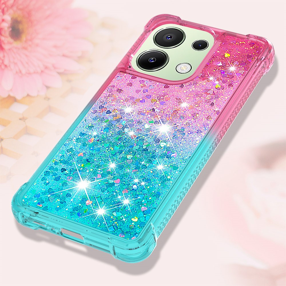 For Xiaomi Redmi Note 13 4G TPU Case Gradient Quicksand Phone Back Cover