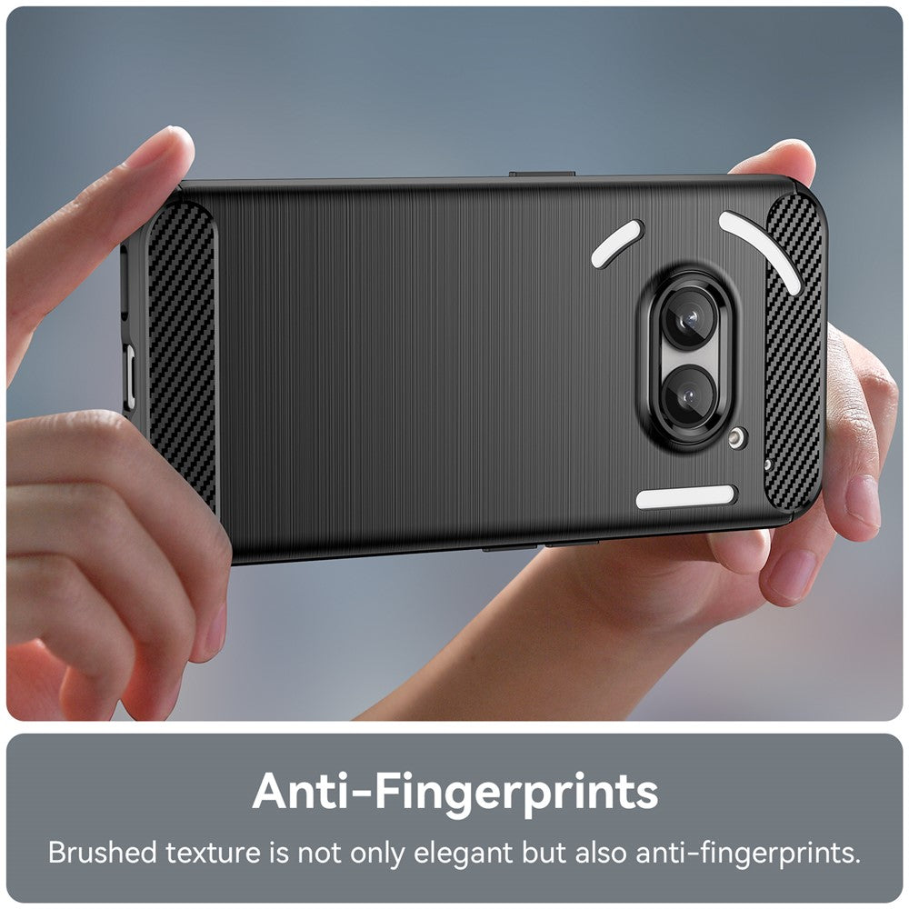For Nothing Phone (2a) Plus / Phone (2a) Case Carbon Fiber Texture Phone TPU Cover