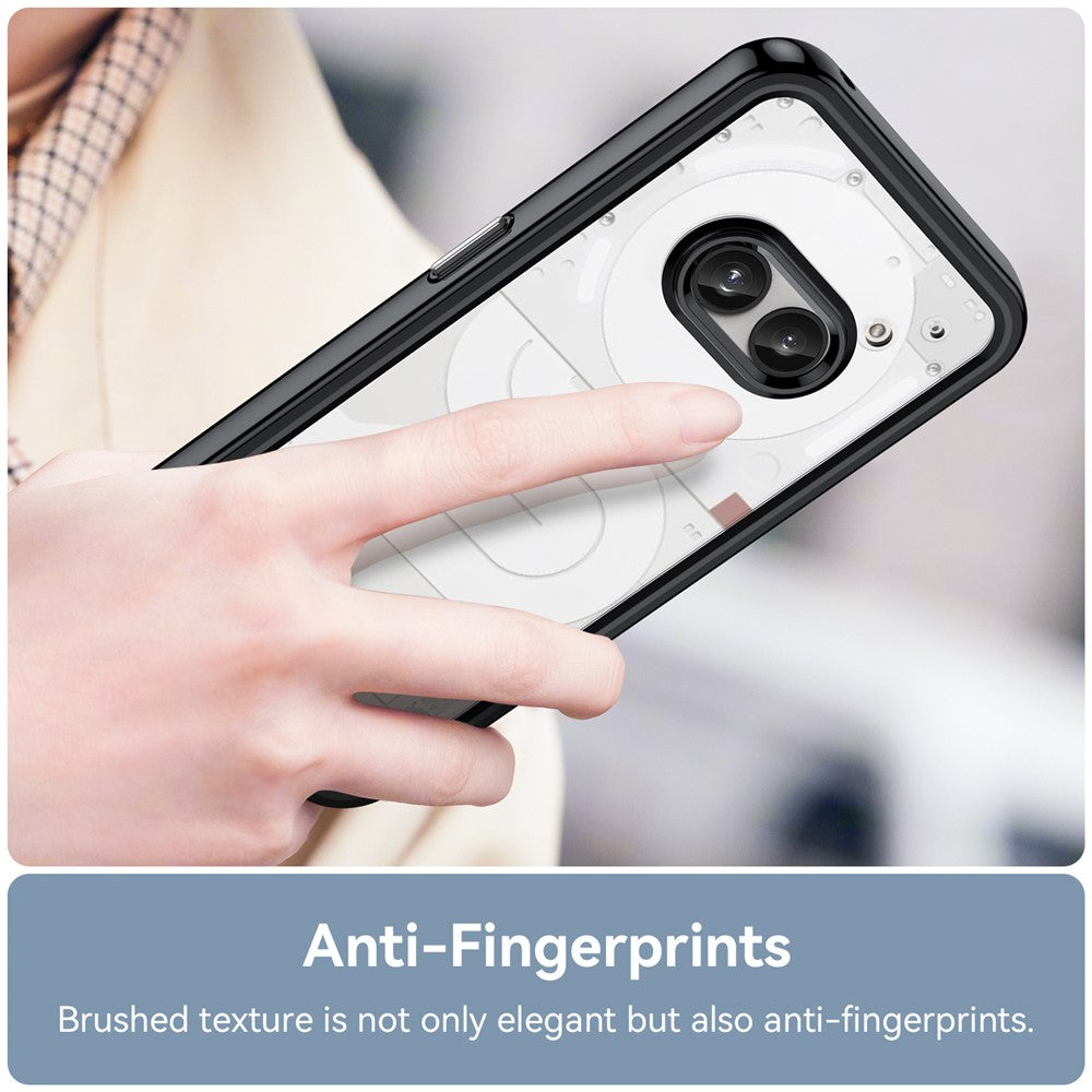 Nothing Phone (2a) Plus / Phone (2a) Transparente Handyhülle – Stoßfeste Rückseite, aus TPU & Acryl