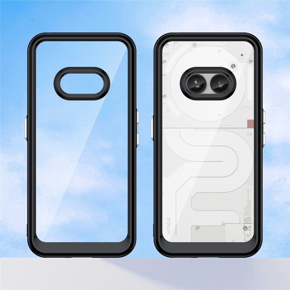 Nothing Phone (2a) Plus / Phone (2a) Transparente Handyhülle – Stoßfeste Rückseite, aus TPU & Acryl