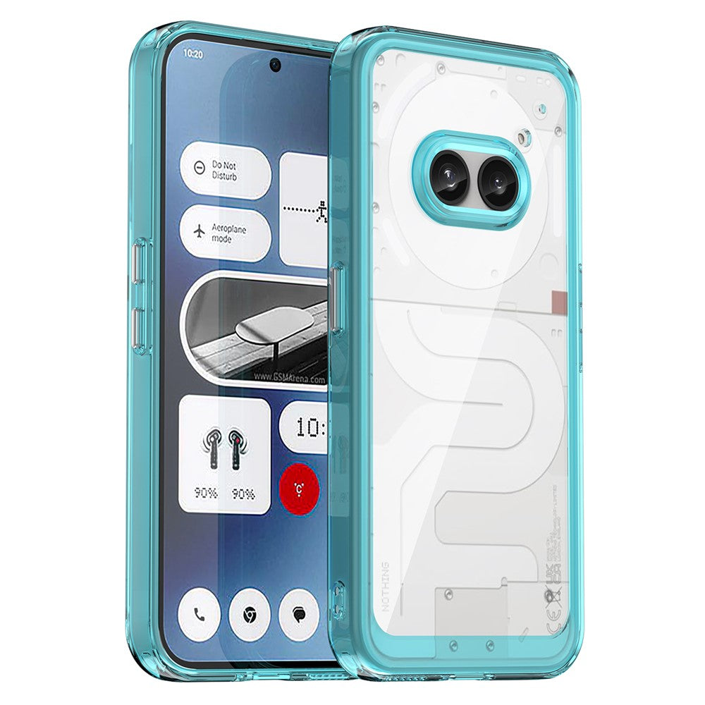 Nothing Phone (2a) Plus / Phone (2a) Transparente Handyhülle – Stoßfeste Rückseite, aus TPU & Acryl