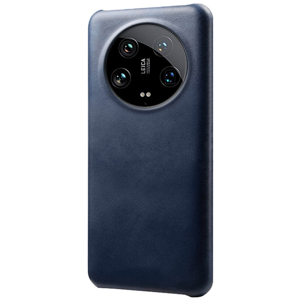 For Xiaomi 14 Ultra Shockproof PU Leather+PC Mobile Phone Cover Calf Texture Case