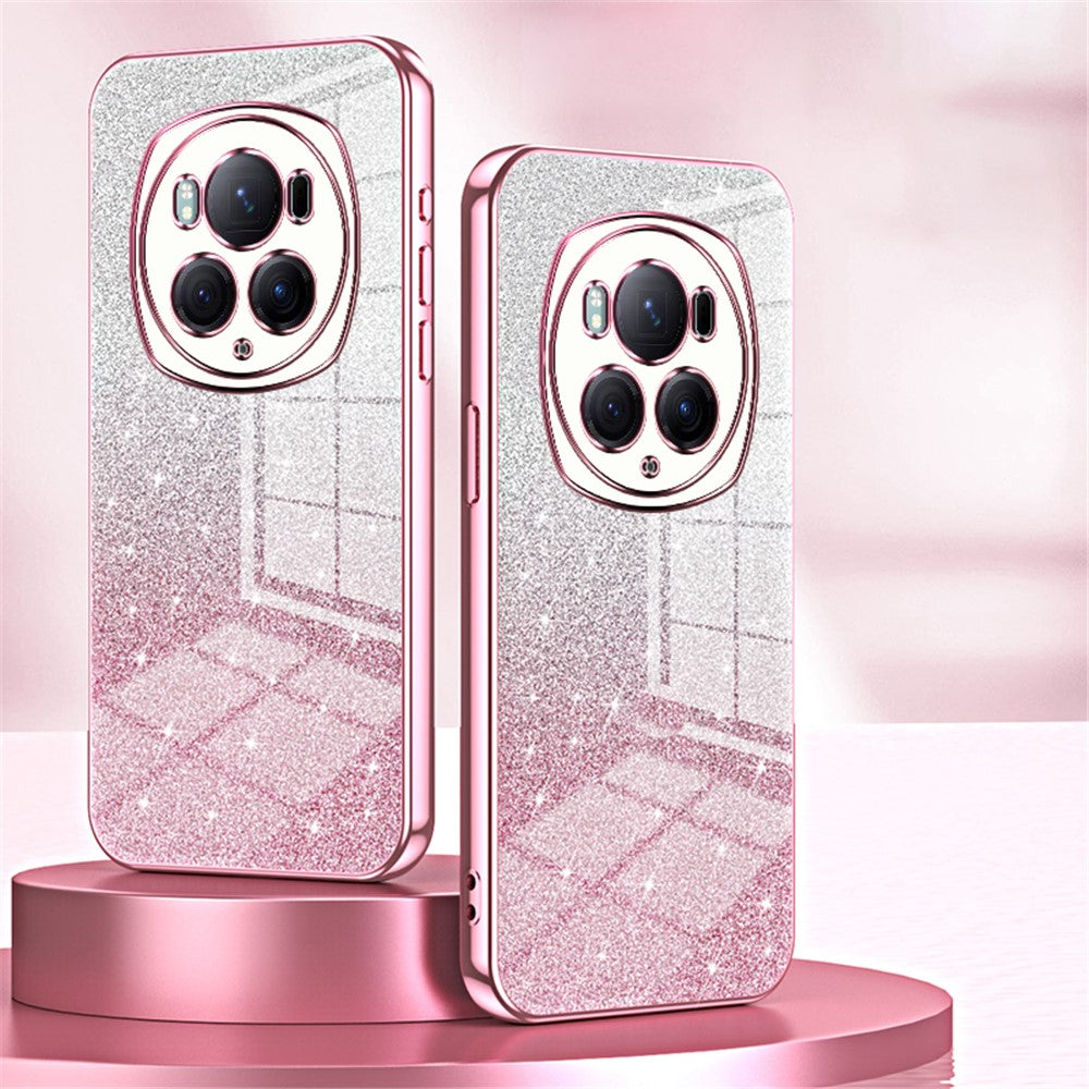 Honor Magic6 Pro 5G Handyhülle – Mit Farbverlauf & Glitzer, galvanisiert, TPU-Außenhülle