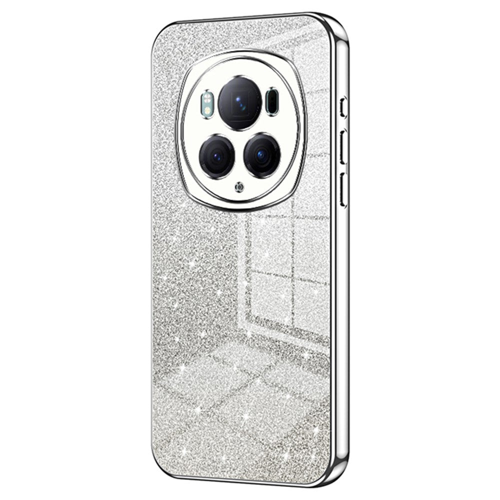 Honor Magic6 Pro 5G Handyhülle – Mit Farbverlauf & Glitzer, galvanisiert, TPU-Außenhülle