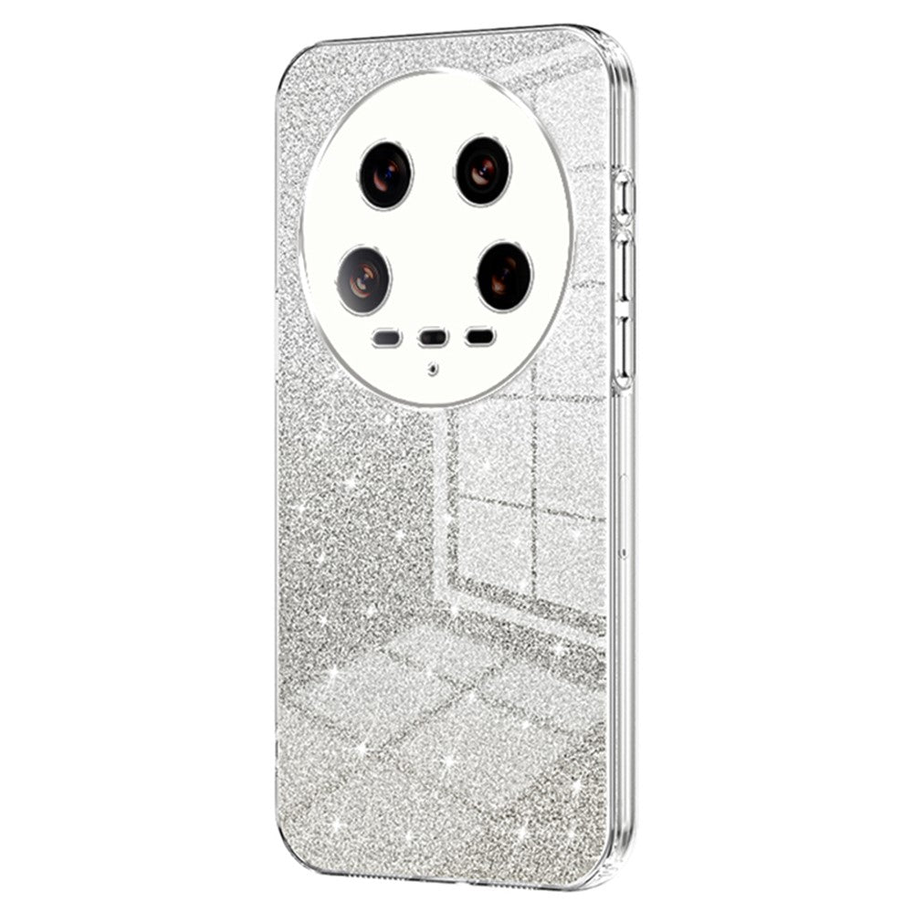 Phone Shell for Xiaomi 14 Ultra Electroplating Design Gradient Glitter Cell Phone Case