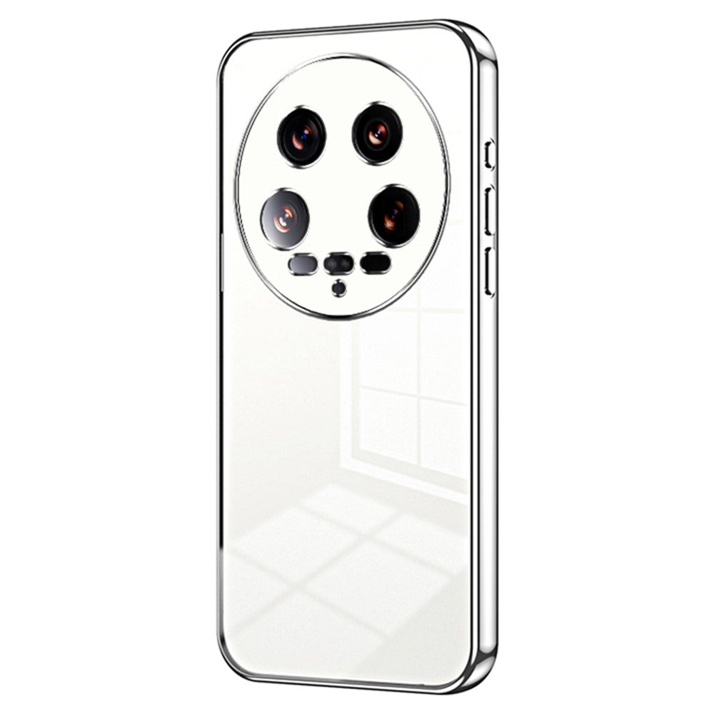 For Xiaomi 14 Ultra Electroplating TPU Cover Fingerprint Free Cell Phone Case
