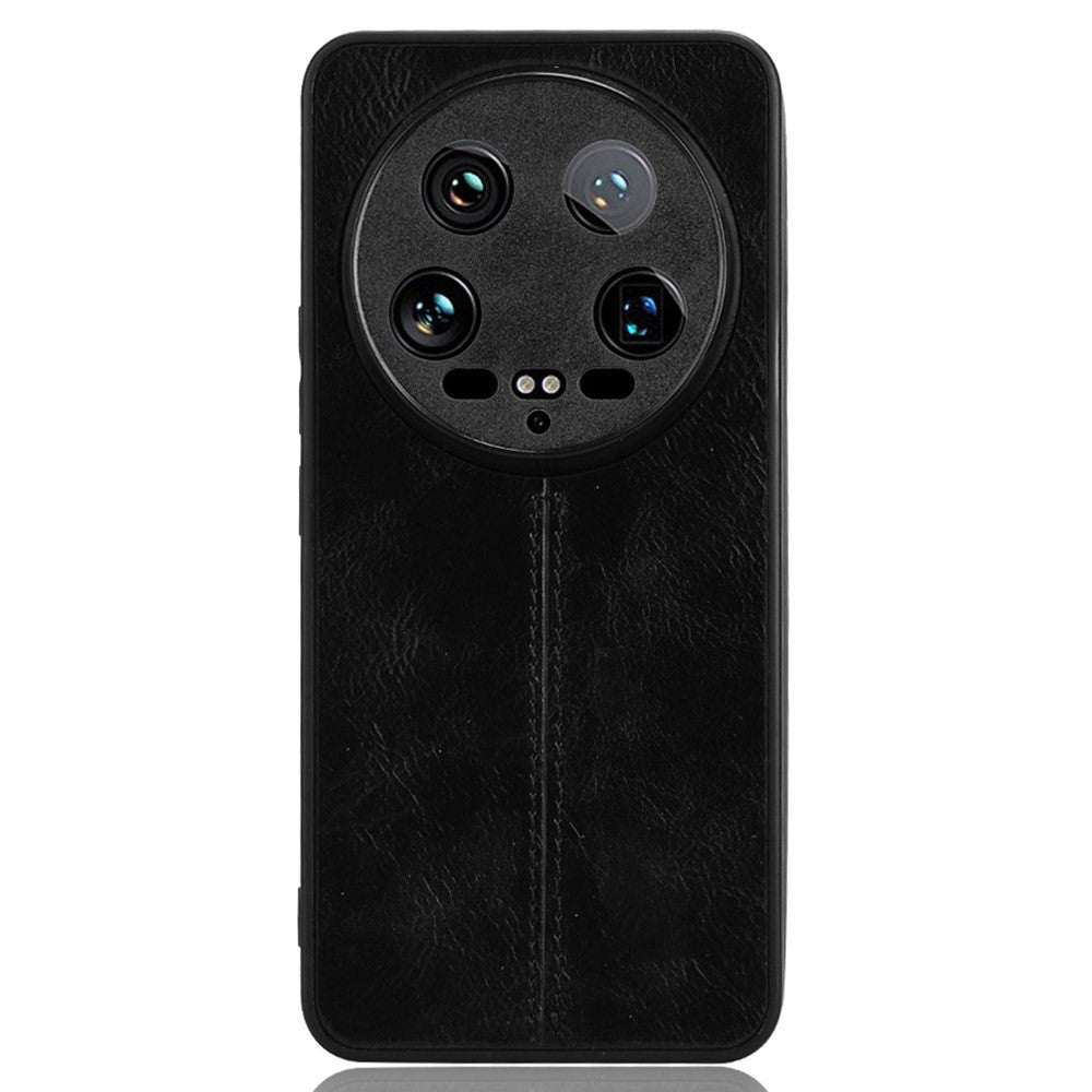 For Xiaomi 14 Ultra Phone Cover Cowhide Texture Stitching Line Shockproof Back Case