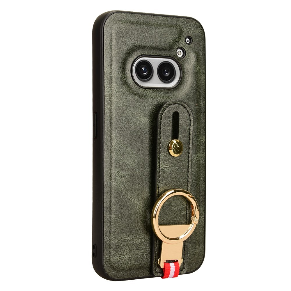 Nothing Phone (2a) Plus / Phone (2a) Handyhülle – Aus PU-Leder, PC & TPU, stoßfest, mit Flaschenöffner und Gürtel